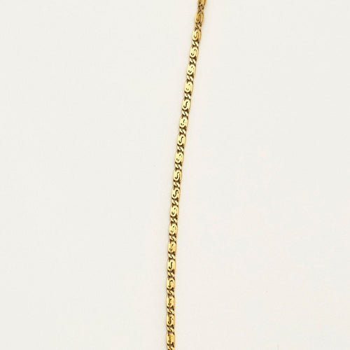 Collier Chaine Maille Haricot 58 Facettes LP836/8