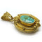 Pendentif Pendentif ancien en or jaune et turquoise 58 Facettes