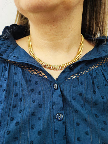 Collier Collier maille américaine OR 18K 58 Facettes COLL.US-1537