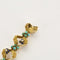 Bracelet Bracelet en or jaune, turquoises, saphirs et diamants 58 Facettes BIA1187