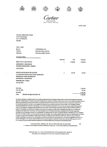 Bague 53 CARTIER - Bague Love or gris et diamant 58 Facettes 259221