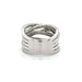 Bague 56 LEO PIZZO - Bague or blanc et diamants 58 Facettes 1.0000257/4