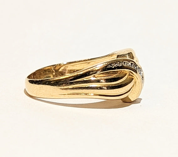 Bague Bague en or et diamants 58 Facettes