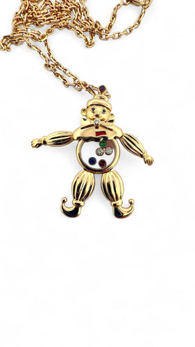 Collier Collier Chopard Happy clown or jaune 58 Facettes