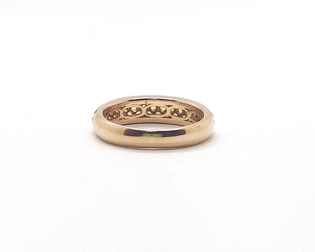 ПРЪСТЕН ОТ ЖЪЛТО ЗЛАТО СЪС САПФИРИ 