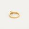 Bague 53.5 Bague solitaire en or jaune 18K diamants 58 Facettes DRE15663