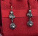 Boucles d'oreilles Boucles d'oreilles anciennes de l'époque victorienne 58 Facettes