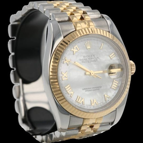 Montre Rolex Montre Date Just 36 58 Facettes MT42536