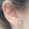 Boucles d'oreilles Boucles d’oreilles en or blanc 18k et diamants 58 Facettes PE70