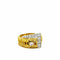 Bague 56 Bague or jaune et diamants 58 Facettes 1.0000206/1