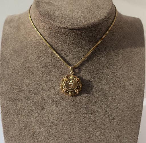 Pendentif Grand pendentif Napoléon III opales or rose 58 Facettes