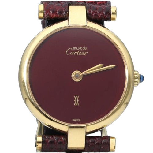 Montre Cartier Montre Must De Cartier Vermeil 58 Facettes MT41246