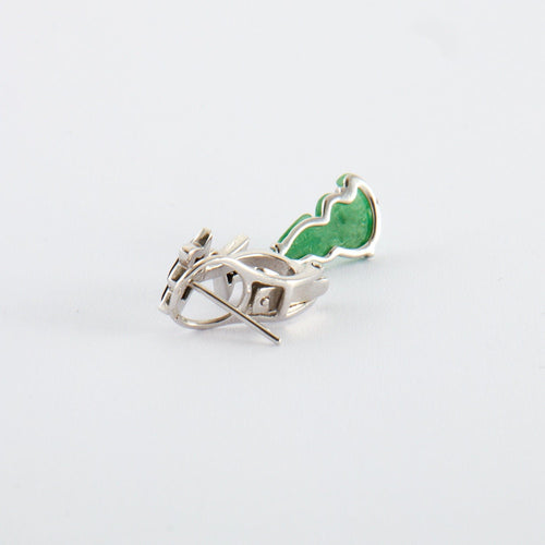 Boucles d'oreilles Boucles d Oreille Jade 58 Facettes
