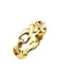 Bague 57 HERMES. Bague vintage or jaune 18K 58 Facettes