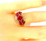 Bague 53 Bague en or jaune en rubis et diamants 58 Facettes AB607