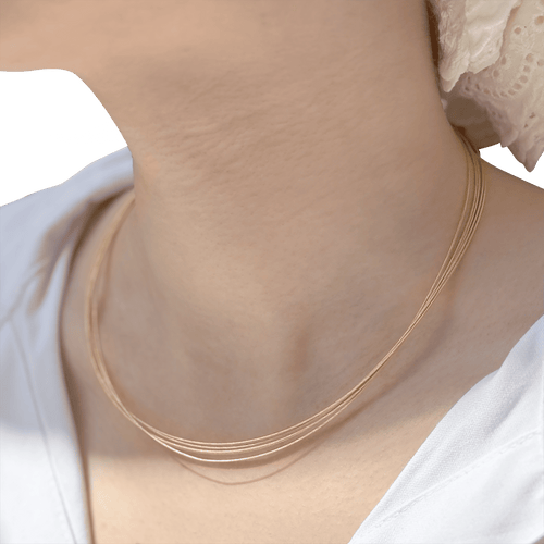 Collier Collier DINH VAN, cinq câbles en or jaune. 58 Facettes 34560