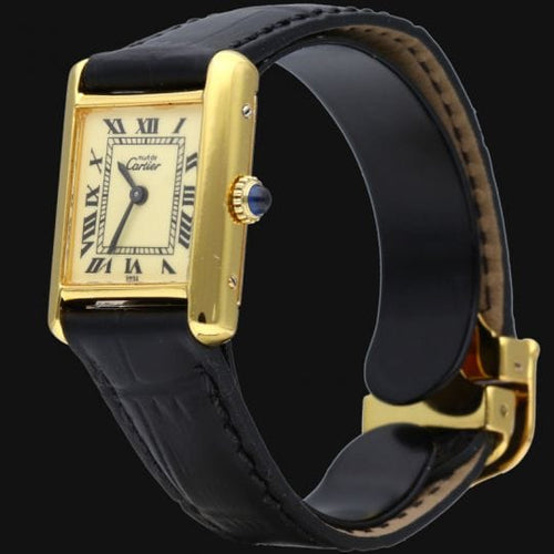 Montre Cartier Montre Tank Vermeil 58 Facettes MT42986