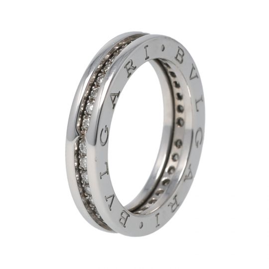 Bulgari B. Anillo Zero1, con diamantes