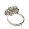 Bague 62 Bague contemporaine avec diamants et émeraudes en chute de 1,80 ct 58 Facettes Q327B