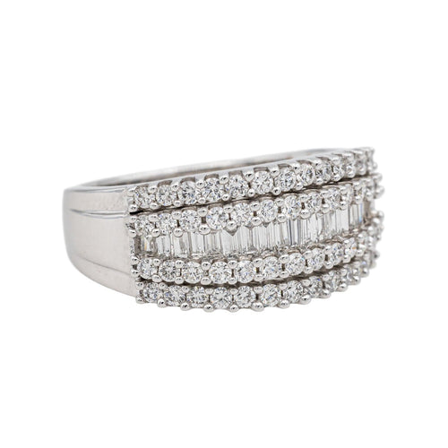 Bague 54 Bague Or blanc Diamant 58 Facettes 3858360RV