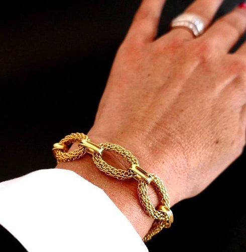 Bracelet Bracelet En Or Jaune 18 Carats, Gay Frères. 58 Facettes 1021213