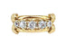 Bague 46 Bague en or jaune et 5 diamants 58 Facettes AB559