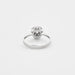 Bague 59 Bague marguerite diamants or blanc 58 Facettes