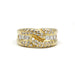 Bague 54 Bague or jaune et diamants 58 Facettes 220099R