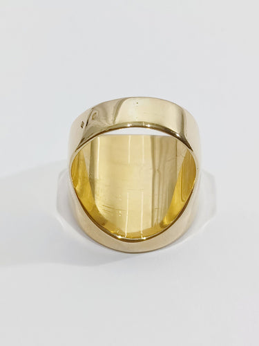 Bague 57.5 Bague Or jaune Napoléon III 58 Facettes 2945/1