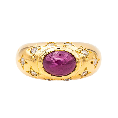 Bague 52 Bague  Or jaune Rubis, Diamant 58 Facettes 3954561RV