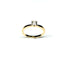 Bague 53.5 Bague solitaire en or jaune avec diamant taille brillant 58 Facettes E09