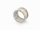 Bague 55 bague BULGARI b.zero 1 quatre rangs 346594 t55 en or blanc 18k 12.3gr 58 Facettes 271828