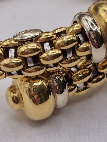 Bracelet Fope - Bracelet en or jaune et or blanc 18k 58 Facettes