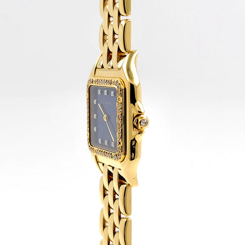 Montre CARTIER - Panthère watch Lapis Lazuli Dial, diamonds 58 Facettes