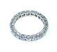 Bague 52 Alliance or blanc, diamants 1,50 carat 58 Facettes AB464