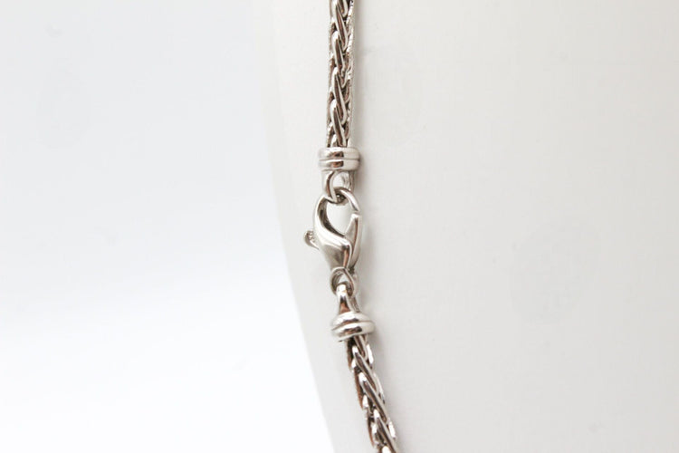 Collier Collier en maille épis 58 Facettes 250079