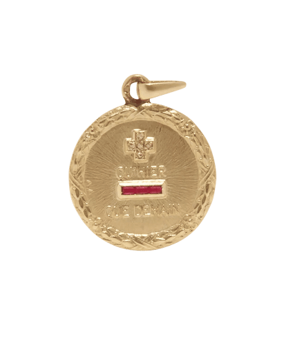 Pendente Pendente + Più di ieri che di domani Oro giallo 18K Rubino Diamante 58 Facettes BO210507/+PIÙDIERI-CHEDOMANI