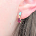 Boucles d'oreilles Boucles d'oreilles diamants et rubis 58 Facettes 29567