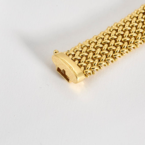 Bracelet Bracelet UNOAERRE or jaune maille paillasson 58 Facettes LP702/2