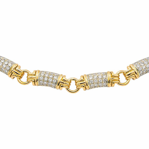 Collier Bulgari Collier Parentesi Or jaune, Or blanc Diamant 58 Facettes 4423003CN
