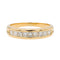 Bague 61 Bague Demi alliance Or jaune Diamant 58 Facettes 3000072CN