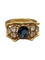Bague 52 Bague vintage des années 1960 en or jaune, saphir et diamants 58 Facettes