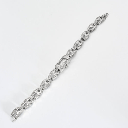 Montre Montre Art Déco Diamants 58 Facettes