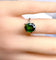 Bague 49 Bague en or blanc et tourmaline verte 58 Facettes AB614
