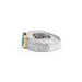 Bague 54 Bague 2 ors, émeraude, diamants 58 Facettes 220438R