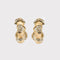 Boucles d'oreilles Boucle d'oreille Cœur en or jaune, or blanc et diamants 58 Facettes LP1198/17