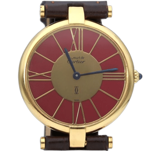 Montre Cartier Montre Must De Cartier Vermeil 58 Facettes MT43322