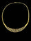 Collier Vintage Italian Chocker Necklace Or jaune et Diamants 58 Facettes