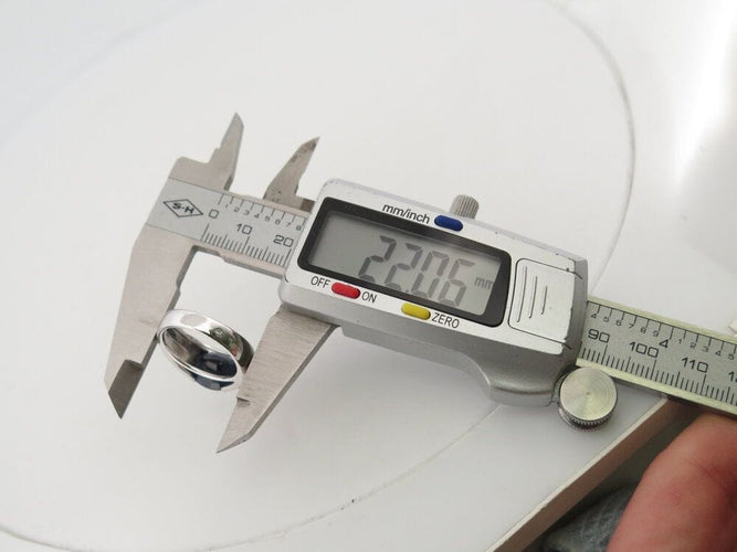 Bague 54 bague MAUBOUSSIN nuit d'amour 54 or blanc saphir & diamants + boite 58 Facettes 266985