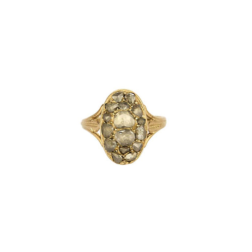 Bague 51 Bague en or jaune 18K diamants 58 Facettes ENG10534